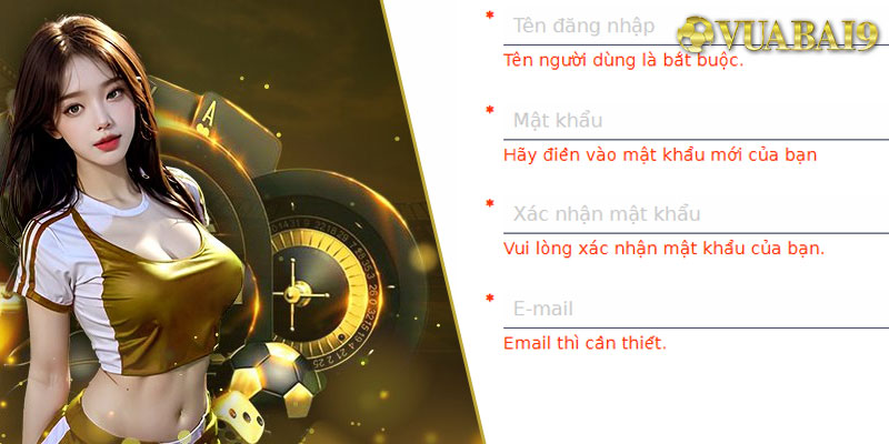 Tổng hợp vài lỗi thường gặp nhất lúc tạo acc